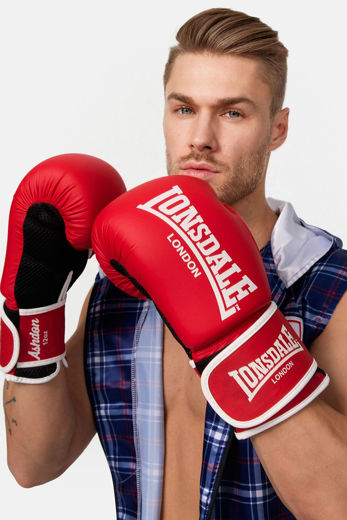 Εικόνα για Γάντια Πυγμαχίας ASHDON LONSDALE Red 4