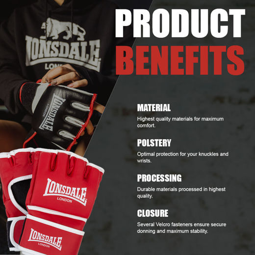 Εικόνα για HARLTON-ARTIFICIAL LEATHER MMA SPARRING GLOVES 5