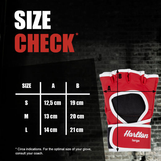 Εικόνα για Γάντια MMA HARLTON LONSDALE Red 4