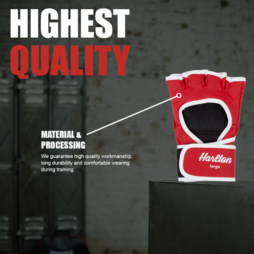 Εικόνα για Γάντια MMA HARLTON LONSDALE Red 7