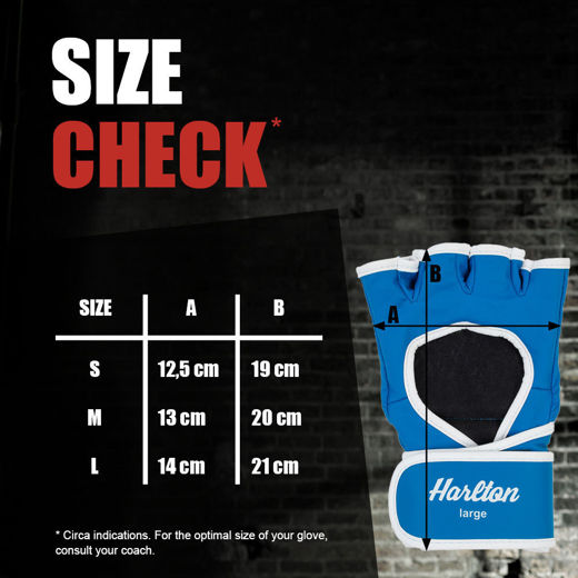 Εικόνα για Γάντια MMA HARLTON LONSDALE Blue 4