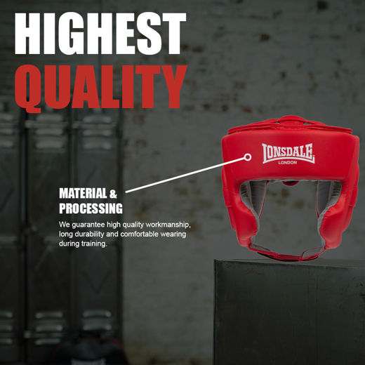 Picture of Head Protection Πυγμαχίας STANFORD LONSDALE Red 6