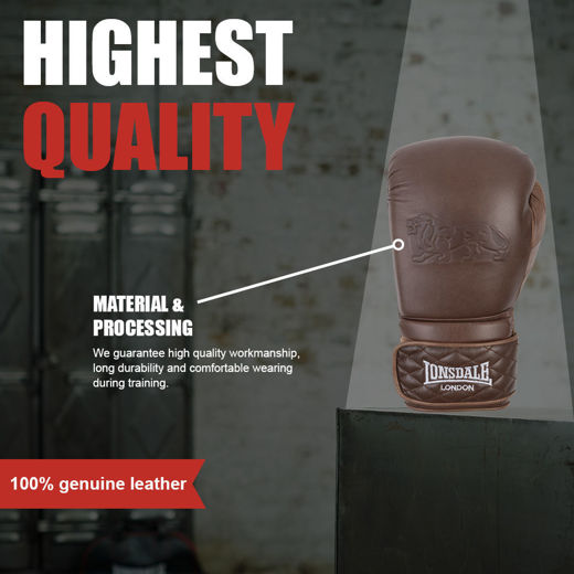 Εικόνα για Δερμάτινα Γάντια Πυγμαχίας VINTAGE SPAR GLOVES LONSDALE Brown 6