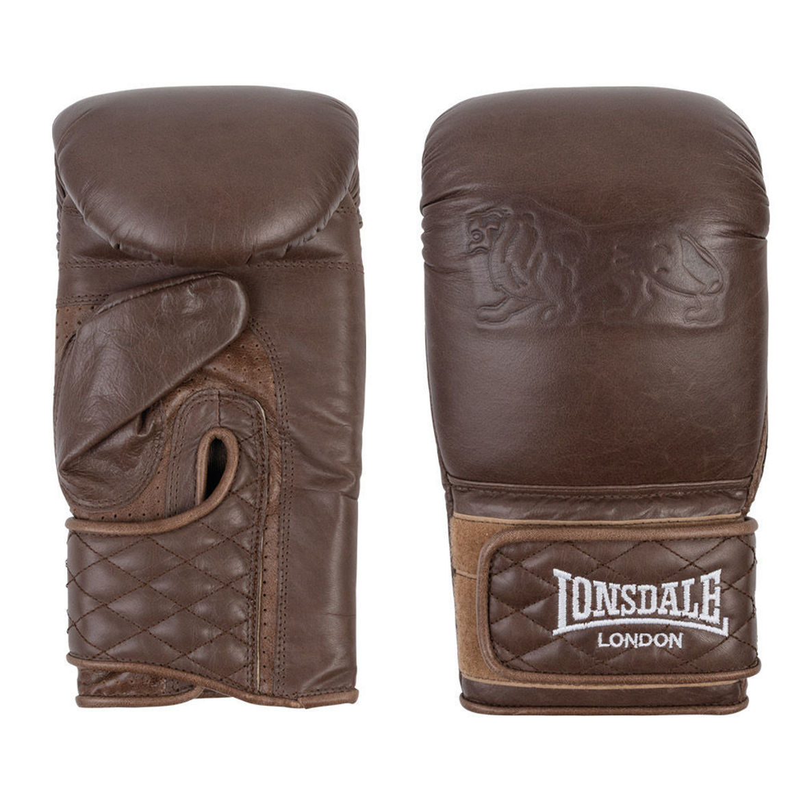 Εικόνα για Δερμάτινα Γάντια Σάκου VINTAGE BAG GLOVES LONSDALE Brown