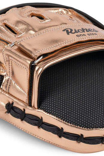 Εικόνα για RICHES-ARTIFICIAL LEATHER HOOK & JAB PADS  PINK CHAMGNE/BLACK 1