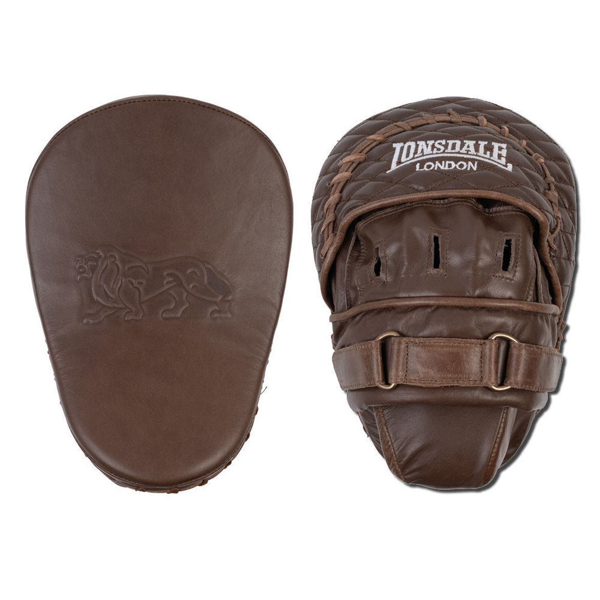 Εικόνα για VINTAGE FOCUS PADS - LEATHER HOOK & JAB PADS  VINTAGE BROWN