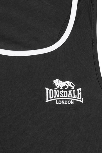 Εικόνα για Ανδρική Αμάνικη Προπόνησης AMATEUR SINGLET LONSDALE Black 1