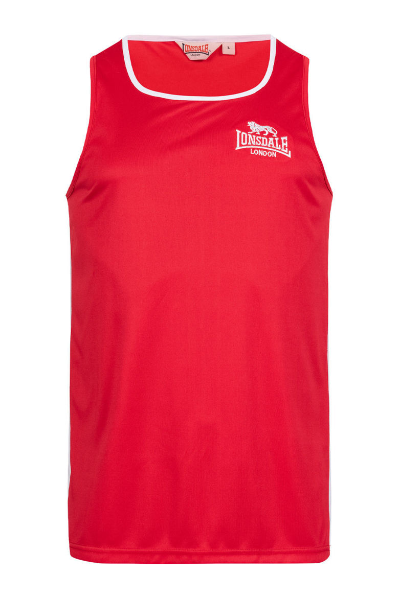 Εικόνα για Ανδρική Αμάνικη Προπόνησης AMATEUR SINGLET LONSDALE Red