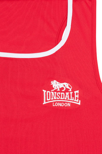 Εικόνα για Ανδρική Αμάνικη Προπόνησης AMATEUR SINGLET LONSDALE Red 1