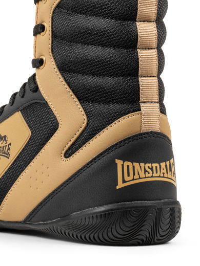 Εικόνα για Μποτάκια Πυγμαχίας HESKIN LONSDALE Black/Gold 4