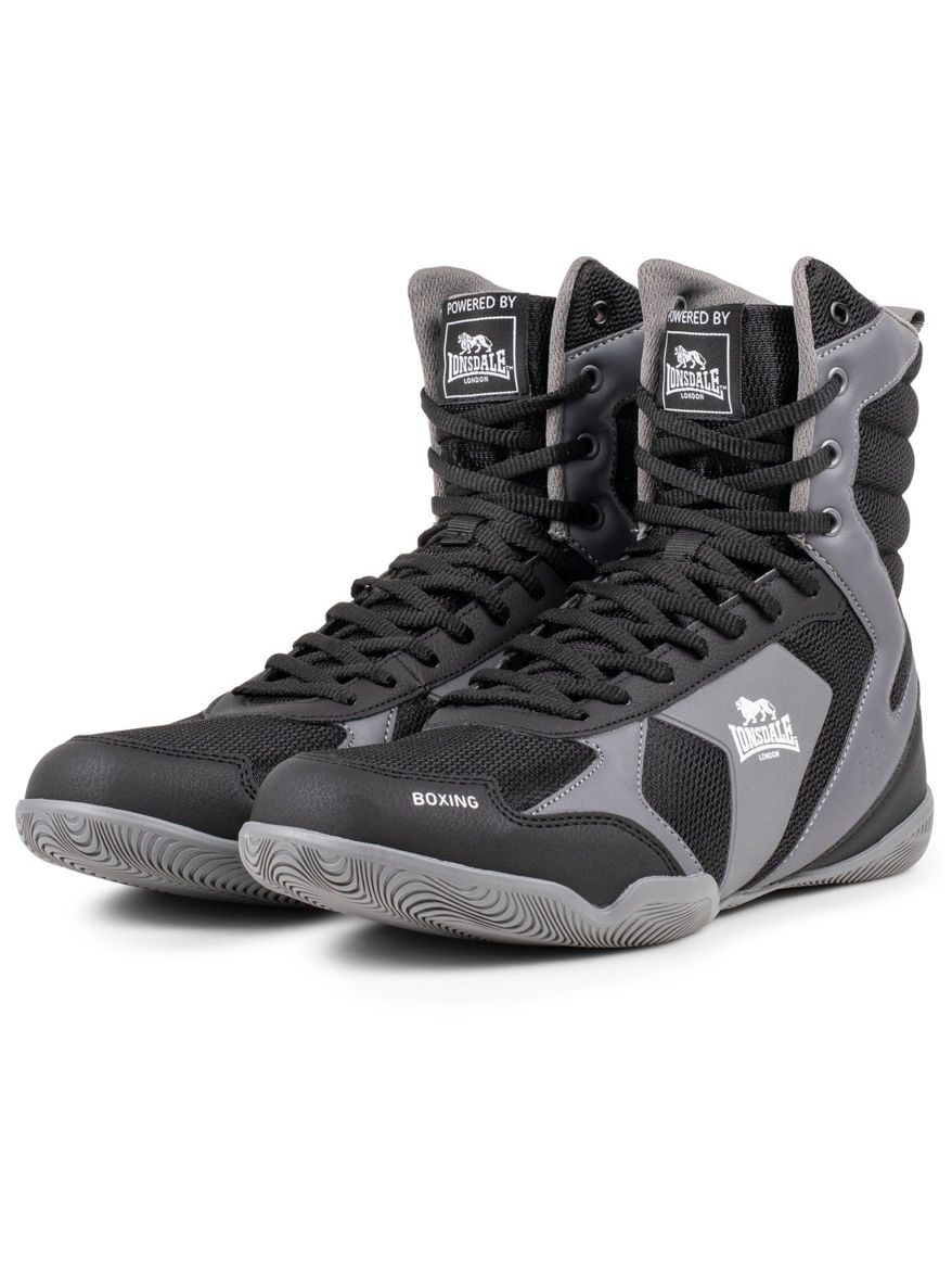Εικόνα για Μποτάκια Πυγμαγίας HESKIN LONSDALE Black/Grey