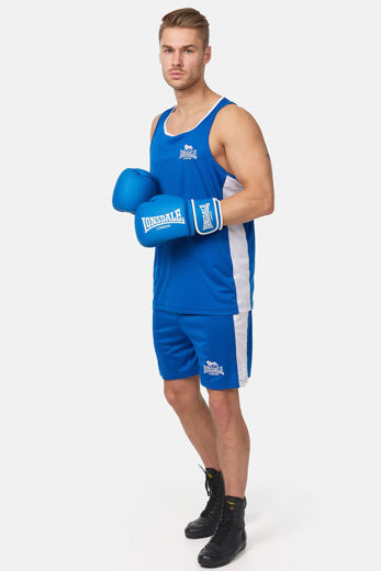 Εικόνα για Ανδρική Αμάνικη Προπόνησης AMATEUR SINGLET LONSDALE Blue 3