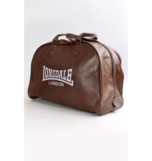 Εικόνα για VINTAGE LEATHER BAG - SPORTS BAG LONSDALE 0