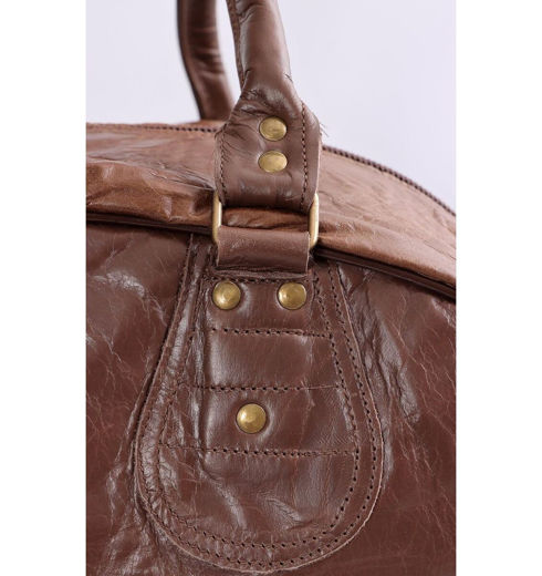 Εικόνα για VINTAGE LEATHER BAG - SPORTS BAG LONSDALE 3