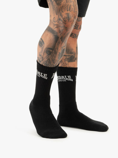 Εικόνα για Unisex Κάλτσες (6 Pack) GILBERT LONSDALE Black 0