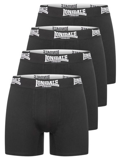 Εικόνα για Μποξεράκια (4 Pack) WEST CHALLOW LONSDALE Black 0