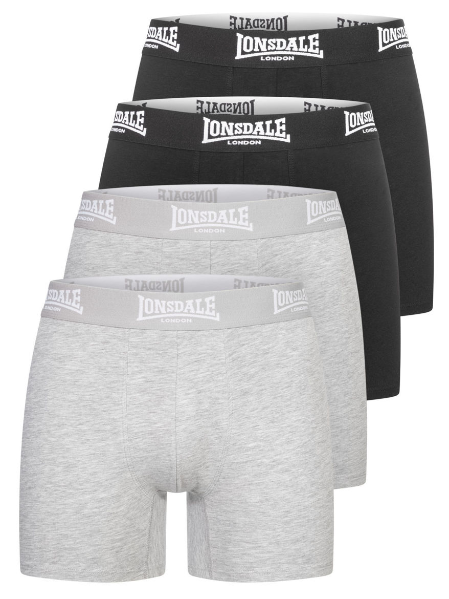 Εικόνα για Μποξεράκια (4 Pack) EAST CHALLOW LONSDALE Grey/Black