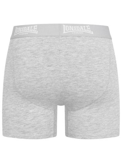 Εικόνα για Μποξεράκια (4 Pack) EAST CHALLOW LONSDALE Grey/Black 3