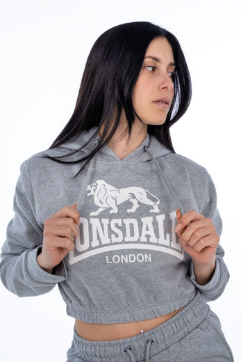 Εικόνα για Γυναικείο Cropped Φούτερ MILE LONSDALE Grey 0