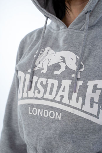 Εικόνα για Γυναικείο Cropped Φούτερ MILE LONSDALE Grey 2