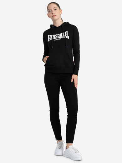 Εικόνα για Γυναικείο Φούτερ FLOOKBURGH LONSDALE Black 4