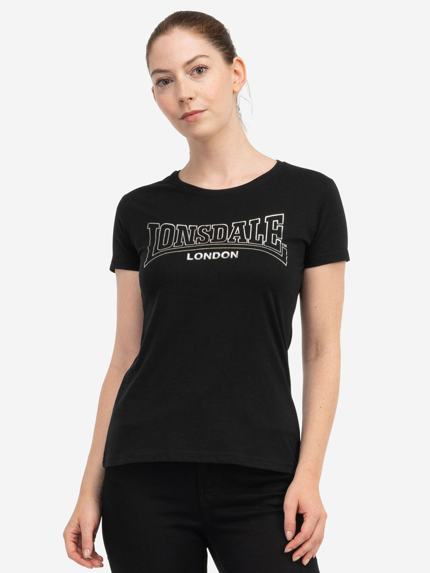 Εικόνα για Γυναικείο T-Shirt ROWRAH LONSDALE Black