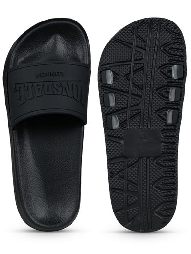 Εικόνα για Unisex Παντόφλες SORRENTO LONSDALE Total Black 0