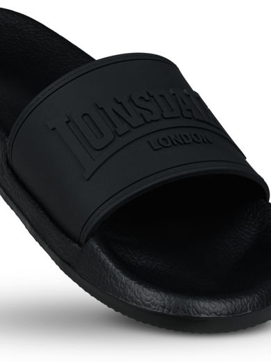 Εικόνα για Unisex Παντόφλες SORRENTO LONSDALE Total Black 1