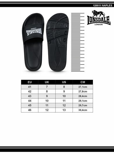 Εικόνα για NAPLES-ΠΑΝΤΟΦΛΕΣ LONSDALE BLACK/WHITE 5