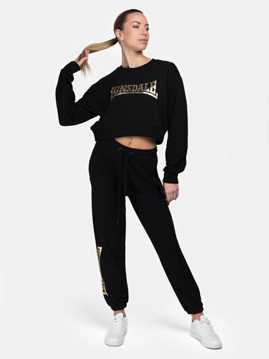 Εικόνα για Γυναικείο Cropped Φούτερ CULBOKIE LONSDALE Black 1