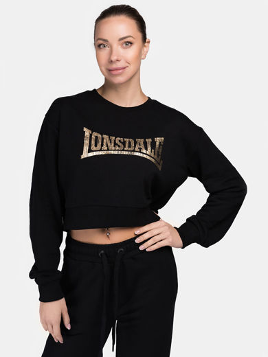 Εικόνα για Γυναικείο Cropped Φούτερ CULBOKIE LONSDALE Black 0