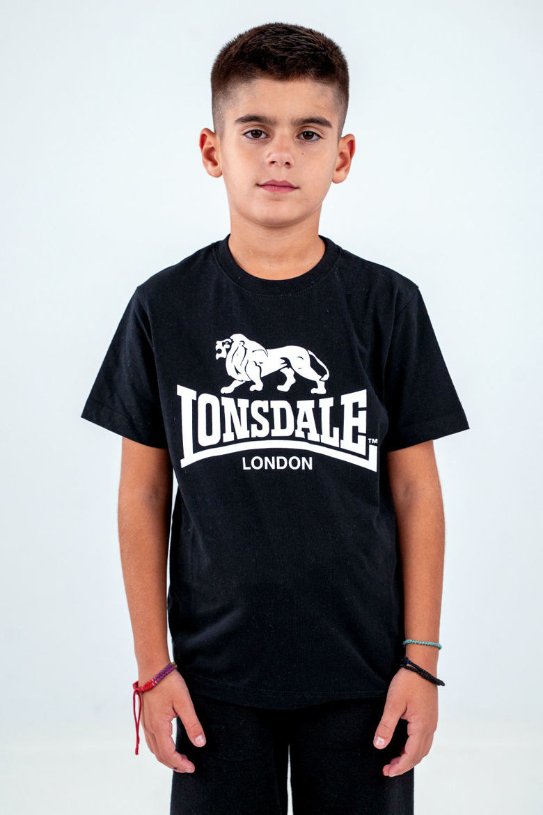 Εικόνα για Παιδικό T-Shirt Unisex KELSO JUNIOR LONSDALE Black