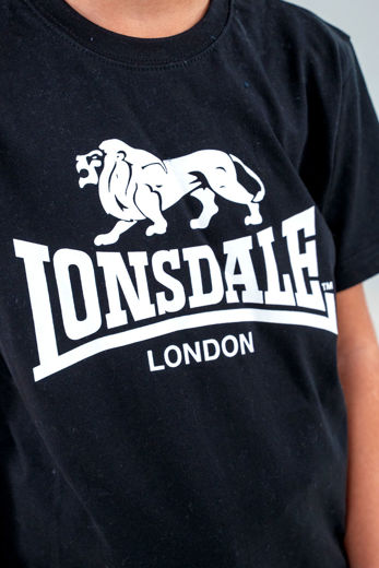 Εικόνα για Παιδικό T-Shirt Unisex KELSO JUNIOR LONSDALE Black 1