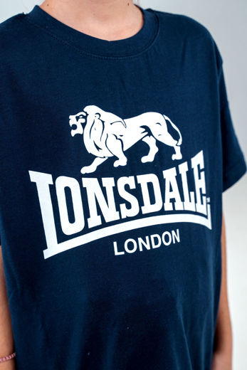 Εικόνα για Παιδικό T-Shirt Unisex KELSO JUNIOR LONSDALE Navy 1