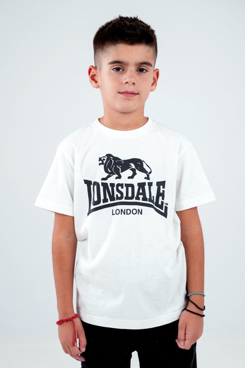 Εικόνα για Παιδικό T-Shirt Unisex KELSO JUNIOR LONSDALE White