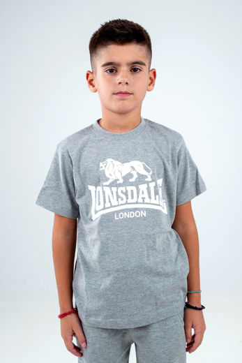 Εικόνα για Παιδικό T-Shirt Unisex KELSO JUNIOR LONSDALE Grey 0