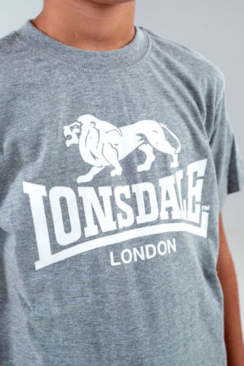 Εικόνα για Παιδικό T-Shirt Unisex KELSO JUNIOR LONSDALE Grey 1