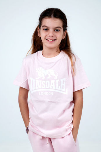 Εικόνα για Παιδικό T-Shirt LYNN JUNIOR LONSDALE Pastel Rose 1