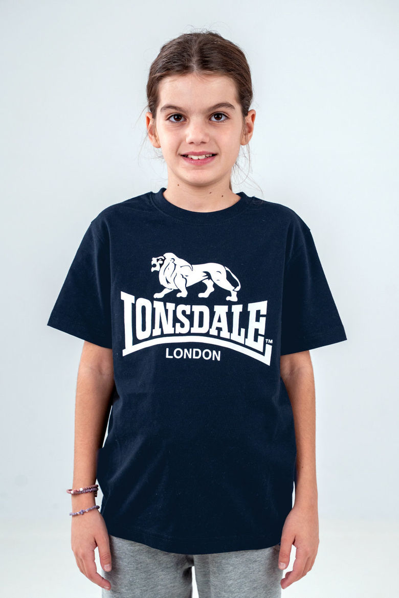 Εικόνα για Παιδικό T-Shirt Unisex KELSO JUNIOR LONSDALE Navy