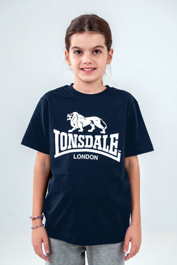 Εικόνα για Παιδικό T-Shirt Unisex KELSO JUNIOR LONSDALE Navy 0