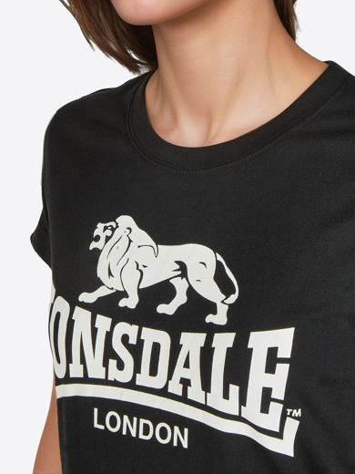 Εικόνα για Γυναικείο T-Shirt NASH LONSDALE Black 2