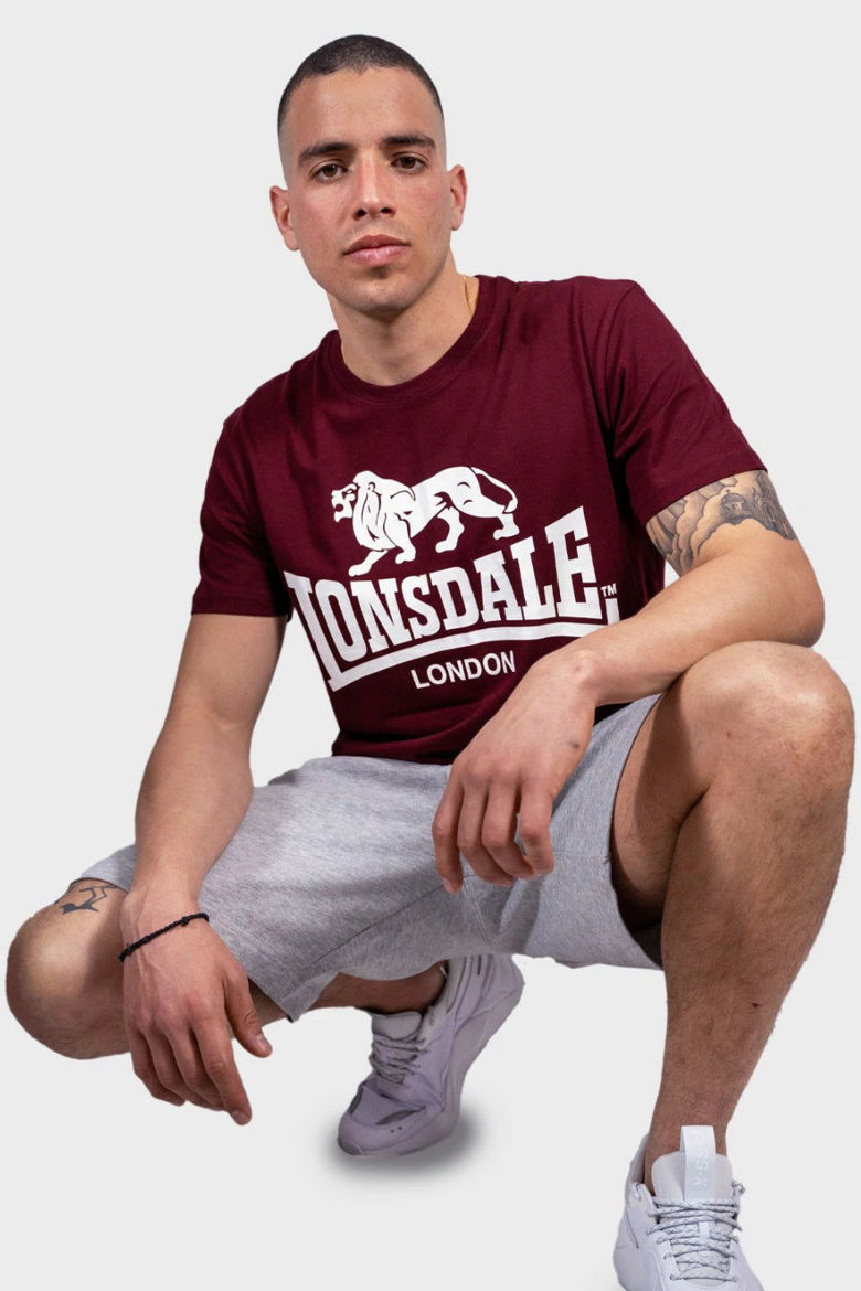 Εικόνα για Ανδρικό T-Shirt KELSO LONSDALE Oxblood