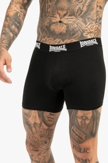 Εικόνα για Μποξεράκια (4 Pack) WEST CHALLOW LONSDALE Black 1