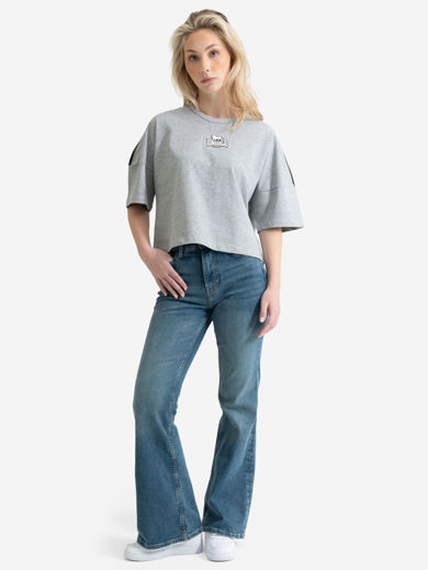 Εικόνα για Γυναικείο T-Shirt Oversized WANDYLAW LONSDALE Grey 1