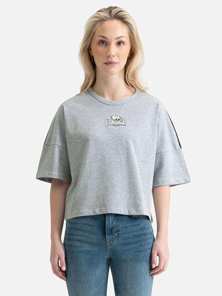 Εικόνα για Γυναικείο T-Shirt Oversized WANDYLAW LONSDALE Grey