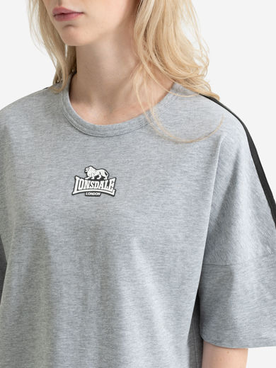 Εικόνα για Γυναικείο T-Shirt Oversized WANDYLAW LONSDALE Grey 2