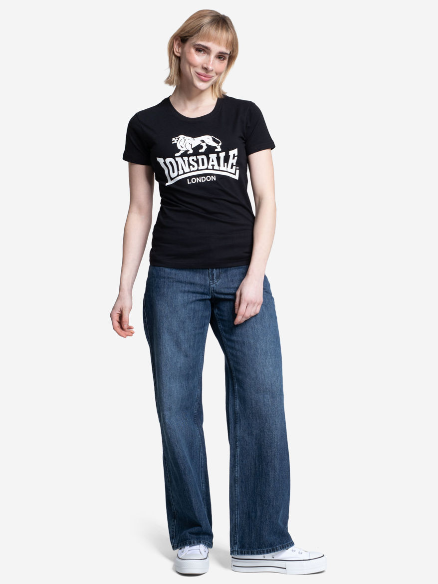 Εικόνα για COMBE-ΓΥΝΑΙΚΕΙΟ TSHIRT LONSDALE BLACK 