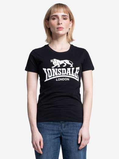 Εικόνα για COMBE-ΓΥΝΑΙΚΕΙΟ TSHIRT LONSDALE BLACK  1