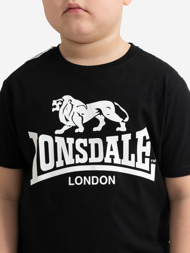 Εικόνα για Παιδικό T-Shirt Unisex SHEVIOCK JUNIOR LONSDALE Black 3