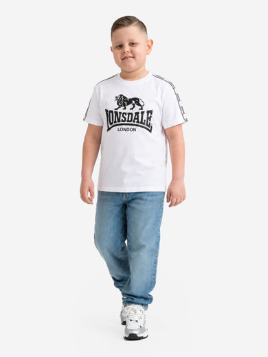 Εικόνα για Παιδικό T-Shirt SHEVIOCK JUNIOR LONSDALE White 4
